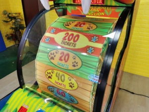 Trong Nhà Thể Thao Điện Tử Coin Operated Kids Ticket <span class=keywords><strong>Redemption</strong></span> Rolling Games Máy Arcade Big Bass Wheel Đối Với Công Viên Giải Trí - Product Image 4