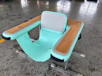 En stock : Chaise gonflable 1,2 m, siège de détente pour piscine, hamac aquatique