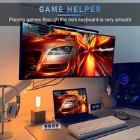 Mini 3-Key 4-Key 6-Key Copy Paste Cut Select All Save RGB Backlit Tanpa Driver Hot-Swappable Mechanical Metal Numpad Bahasa Inggris