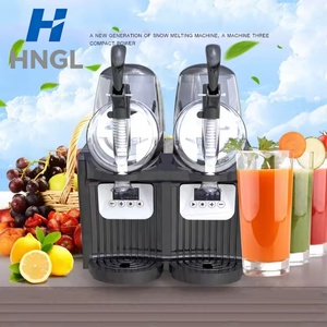 Machine à slush commerciale à deux cylindres pour salons de thé, usage domestique, distributeur de jus et de cola à double cylindre, vente en gros, glace rapide - Product Image 4