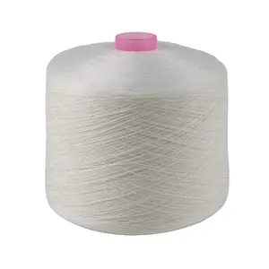 Tube bobbin embroidery polyester raw white thread yarn mother threads for knitting small sewing thread