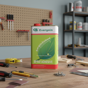Adhesivo en Aerosol, Líquido Amarillo, Alta Adhesión, Bajo VOC, 35% de Contenido Sólido, Libre de Benceno, Sellador para Espuma de Sofá y Esponja - Product Image 1