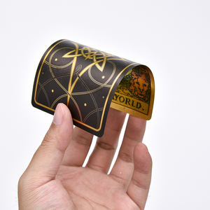 Toptan standart 78 kart kılavuz kitap ve kutu seti ile altın <span class=keywords><strong>Tarot</strong></span> kartları - Product Image 5