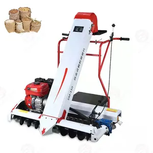 Agriculture hand-push Grain harvesting and bagging machine for bleachery and rice plant for sale