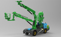 Foreuse électrique monopont haute performance GENGLI GM313 avec pompe et moteur intégrés pour support d'arche