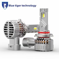 Phare LED de voiture 130W H7, phare LED à double faisceau haute puissance, lampe avant haute luminosité
