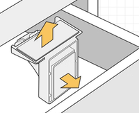 Verrou de sécurité magnétique invisible pour armoire, sans perçage, avec clé magnétique pour la protection des tiroirs et des placards à la maison