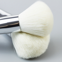 Dh — ensemble de pinceaux de maquillage professionnels, avec logo personnalisé, violet et bleu, 10 pièces, pour application de poudre libre, fond de teint en cristal, ombre à sourcils, logo personnalisé