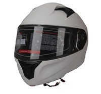 Casque de moto intégral pour adulte approuvé ECE Casques de course de rue Casque de moto à motif de sangle