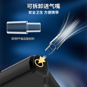 Alcootest numérique portable rechargeable avec affichage numérique, haute précision, en ABS noir, batterie au lithium - Product Image 4