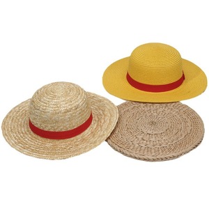 Sombreros de Paja de Ecuador, <span class=keywords><strong>Sombrero</strong></span> de <span class=keywords><strong>Luffy</strong></span>, Sombreros de Diseñador para Hombres, Niños y Adultos, Disfraz de Anime, Venta Caliente HY - Product Image 1