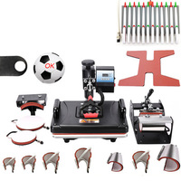 M R.R Multifonctionnel Presse À Chaleur Machine De Transfert Sublimation Combo Chaussures Cap Stylo Tasse T-shirt 9 en 1