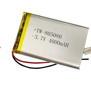805080 4000mah <span class=keywords><strong>3</strong></span>.7v titanat sert çanta drone zengin güç lityum polimer iyon pil hücreleri - Product Image 1