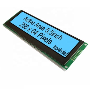 Topwin OLED màn hình <span class=keywords><strong>5</strong></span>.<span class=keywords><strong>5</strong></span> ''<span class=keywords><strong>5</strong></span>.<span class=keywords><strong>5</strong></span> inch <span class=keywords><strong>5</strong></span>.<span class=keywords><strong>5</strong></span> inch 256x64 pixels màu xanh 16 màu xám quy mô mô-đun ssd1322 tw56640560a01 với PCB board - Product Image 1