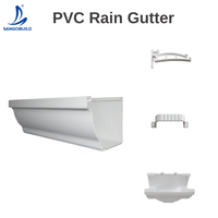 Système de gouttières de toiture en PVC/ASA pur résistant à la pression, 30 ans de garantie, pour la protection des maisons