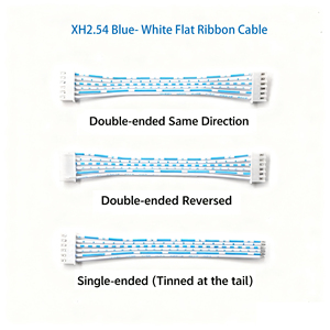 Konektor JST XH Pitch 2.54mm 2-10 Pin Jantan Betina Terminal Elektronik Kabel Harness Dengan Kabel Pita 24AWG 2468 - Product Image 3