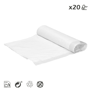 Sacchetti per la Spazzatura Facili da Chiudere 10 Litri Rotolo da 20 Sacchetti - Product Image 5