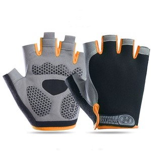 Guantes <span class=keywords><strong>de</strong></span> fitness personalizados para gimnasio levantamiento <span class=keywords><strong>de</strong></span> pesas deportes al aire libre y entrenamiento Unisex transpirable poliéster ciclismo pesca ejercicio en casa - Product Image 6