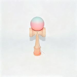 Oem Odm Wholesale Flag Pattern Wooden Kendama Suitable for Japan Usa Market <b>Kids</b> Skill Game Toy - Product Image 1