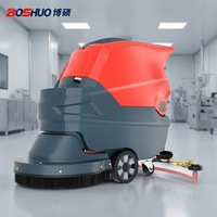 Autolaveuse autoportée 580 mm, batterie 24 V, réservoir 55 L, machine de nettoyage sanitaire pour ateliers pharmaceutiques et de transformation alimentaire