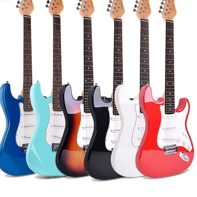 Wholesale Cheap Custom Brand Beginner ST Style Electric Guitar