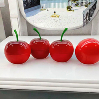 8G Abs Plastic Lege Kersenfruitvormige Container Schattige Kinderhuidverzorgingscrème Pot Voor Cosmetica En Kinderen