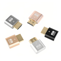 Adaptateur d'affichage virtuel HDMI 4K DDC EDID, émulateur de moniteur virtuel haute résolution, VGA fantôme sans tête