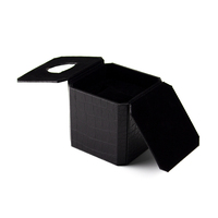 Boîte à montre en cuir texturé crocodile personnalisée pour un seul montre-bracelet, emballage cadeau, boîte de rangement de luxe pour montre, étui de présentation