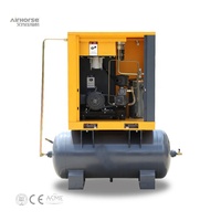 Compresseur à vis Airhorse Top 10, compresseur rotatif à vis, compresseur à vis industriel silencieux 10hp 7.5kw 22kw 15kw 2 en 1