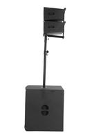 Haut-parleur compact professionnel à ligne active, modèle exclusif, 6 pouces, avec subwoofer 18 pouces pour événements de location