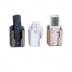 Boîte de rangement murale sans perçage pour télécommandes de climatisation, téléviseur et téléphone portable, idéale pour salle de bain et maison - Product Image 1