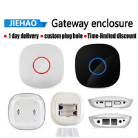 Fabricant de moules en plastique de Shenzhen, boîtier en plastique ABS+PC pour routeur Wifi, passerelle, appareil intelligent, couvercle de carte de circuit imprimé pour appareil intelligent