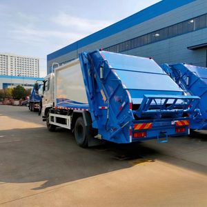 Camion à ordures compacteur Dongfeng <span class=keywords><strong>Tinjin</strong></span> à chargement arrière, prix bas à vendre en Asie centrale - Product Image 5