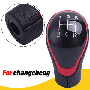 Great Wall Manual Gear <b>Shift</b> <b>Knob</b> Leather Red Edge Ergonomic For Changcheng - Product Image 1