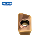 Plaquettes de fraisage en carbure de tungstène haute résistance aux chocs APMT1135PDER-H2 avec revêtement PVD composite NANO pour une finition de surface excellente