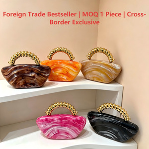 Nouveaux sacs <span class=keywords><strong>de</strong></span> <span class=keywords><strong>soirée</strong></span> élégants en acrylique, sacs à main <span class=keywords><strong>de</strong></span> mariage pour femmes, sacs à bandoulière et sacs travers uniques <span class=keywords><strong>de</strong></span> niche pour le commerce international - Product Image 6
