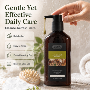 Shampoo antipelliculaire <span class=keywords><strong>à</strong></span> base de plantes avec extrait de baies de <span class=keywords><strong>savon</strong></span> 400 ml pour le soin quotidien du cuir chevelu - Product Image 3