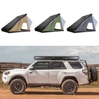 Tente de toit en triangle pour véhicule 4x4, personnalisée, 1 à 2 personnes, pliable, étanche, pour SUV MPV, coque rigide