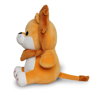 Peluche criniera arruffata splendida piccola coda rosa minuscole zampe per bambini peluche marrone sicuro cartone animato leone africano 10 pollici vendita calda giocattolo leone - Product Image 3