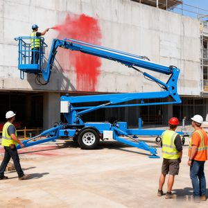 Elevador de pluma articulada diésel para proyectos al aire libre terreno irregular - Product Image 5