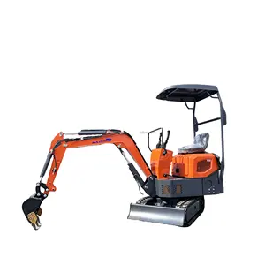 narrow areas and small projects equipment 1ton nm-e20 open cab post hole digger auger mini excavator