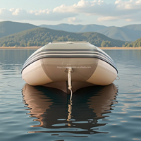 Certificat CE Bateau gonflable bon marché Bateau de vitesse en aluminium PVC Bateaux de pêche en aluminium bon marché