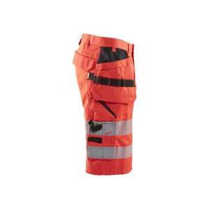 BLAKLADER - 158618115500C46 <b>Hi</b>-<b>Vis</b> <b>shorts</b> with stretch Red - EAN 7330509691373 <b>HI</b>-<b>VIS</b> WORKWEAR - Product Image 4
