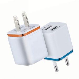 US EU <b>Plug</b> Fast Dual <b>Usb</b> Cell Phone Wall Charger Quick Charging Wall Charger - Product Image 1