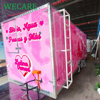 WECARE Camion de restauration rapide personnalisé Achat Taco Burger Pizza Camion Mobile Limonade Jus Café Bar Remorque entièrement équipée