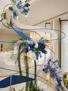 Flores de decoración gigantes artificiales personalizadas, para deshierbe, biblioteca, librería, decoración de escenario, decoración de eventos - Product Image 3