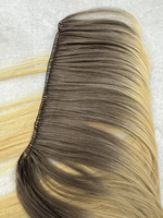 Neueste Haarmethode H6 Feder-Haarverlängerung aus Premium Europäischem Hunan-Haar Maßgeschneiderte Blonde Farbe Verbundene Feder-Haarsträhne