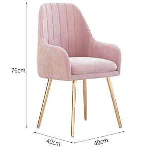 Nordic style backrest makeup chair, nail salon chair, beauty salon chair, <b>dressing</b> <b>table</b> chair - Product Image 4
