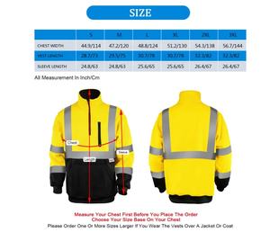 Sweats à capuche réfléchissants <span class=keywords><strong>de</strong></span> sécurité haute visibilité d'usine coupe ample néon Orange vert couleur correspondant sweats à capuche <span class=keywords><strong>de</strong></span> construction - Product Image 6