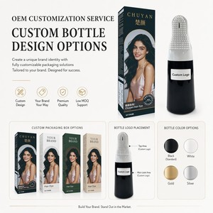 Tinte Capilar Herbal Negro Intenso OEM con Aplicador de Peine, Cobertura Instantánea de Canas - Product Image 2